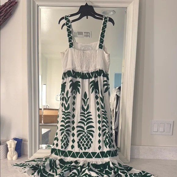 FARM Rio Tropical Green and White Dress - Picture 7 of 10